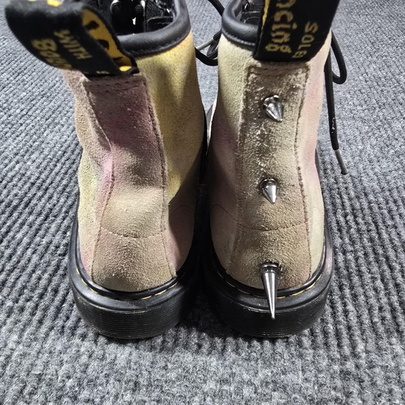 Dr. Martens 1460 Boots Mens Size 4 Womens 5 Tie Dye‎ Suede Side Zip 8 Eye Combat main image 6